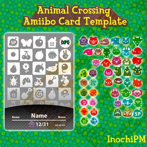 custom amiibo nfc cards|amiibo card template.